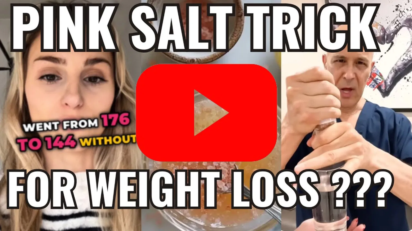 Video presentation of the Pink Salt Trick for Weight Loss